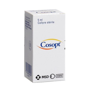 Cosopt Gtt Opft 滅菌ボトル 5 ml