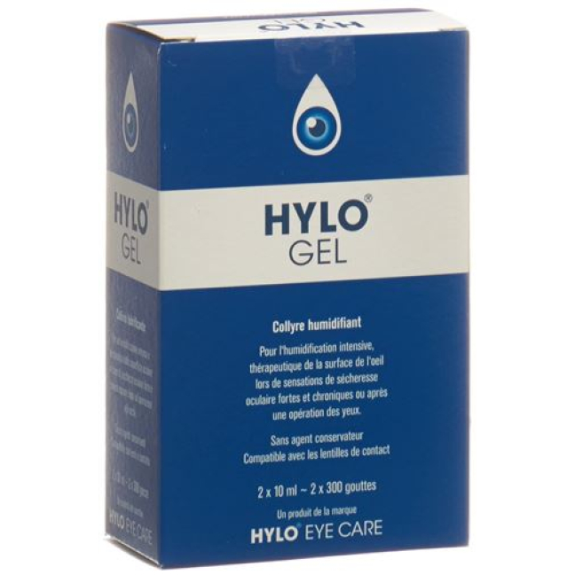Buy Hylo gel Gd Opht 0.2% 2 x 10 ml Online from Beeovita