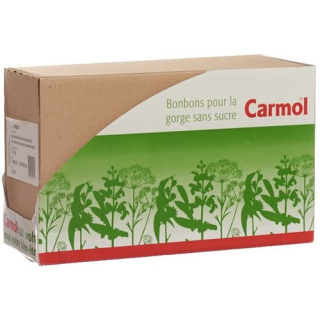 Carmol throat sweets without sugar tray 12 bags 75 g