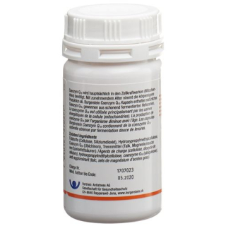 Burgerstein Coenzima Q10 30 mg 180 cápsulas