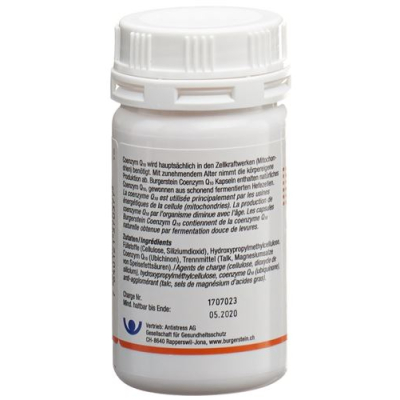 Burgerstein Coenzyme Q10 30 mg 180 kapslar