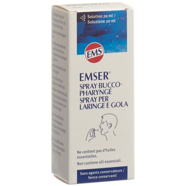 Emser nek- en keelspray 20 ml