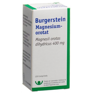 Burgerstein Magnésium Orotate 120 comprimés