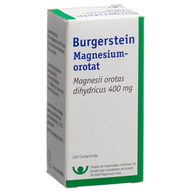 Burgerstein Magnesium Orotate 120 tablets