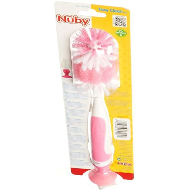 Escova para frascos Nuby Premium incl. Escova para tetinas. com ventosa
