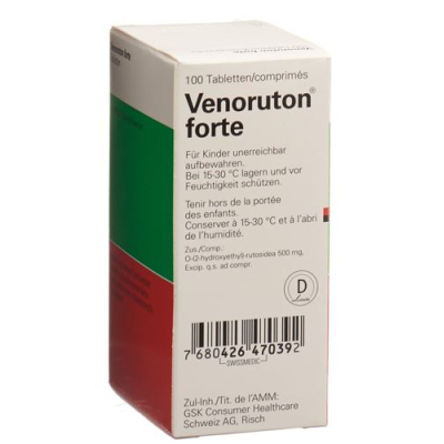 Venoruton forte tabletta 500 mg 100 db