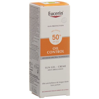 Eucerin SUN Sun Oil Control Gel Creme Antibrilho SPF50 + 50 ml