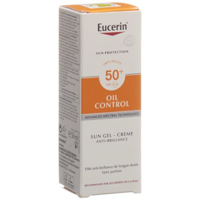 Eucerin SUN SUN Oil Control Gélový krém proti lesku SPF50 + 50 ml