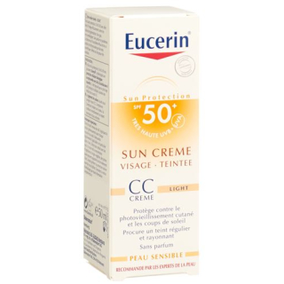 Sun Eucerin cream tinted light SPF 50+ 50 ml