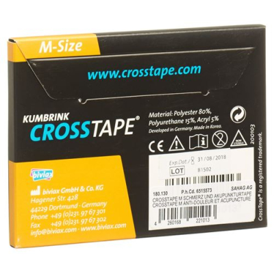 Cross Tape ağrı akupunktur Tape M 180 ədəd