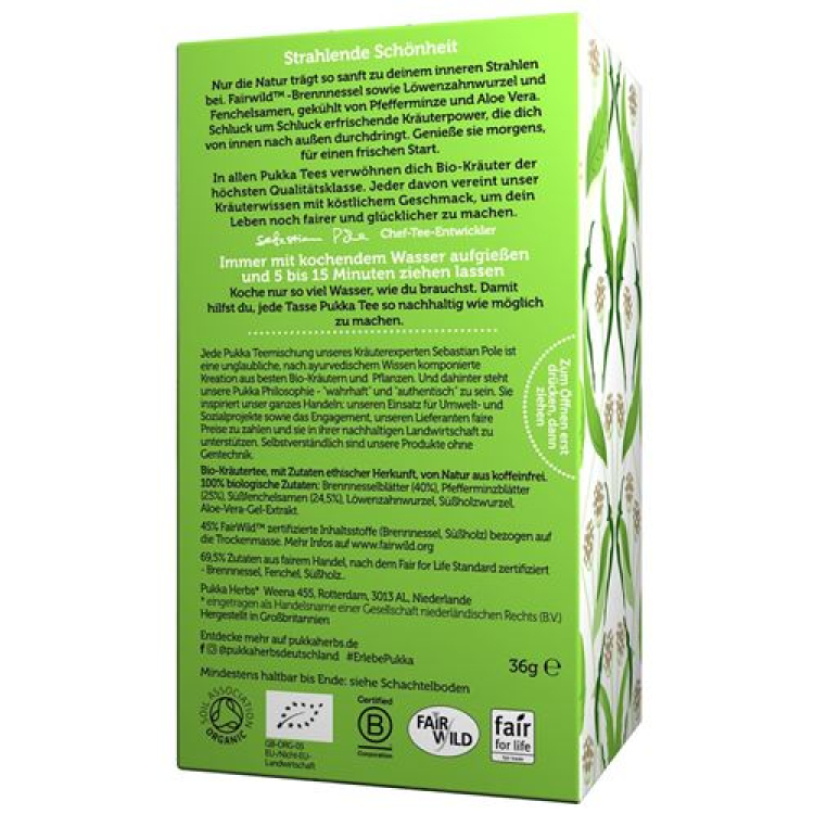 Pukka Tea Bio Clear bag 20 st