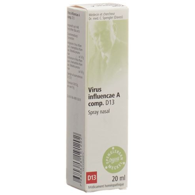 Spenglersan virus influencae A comp D 13 Neusspray 20 ml