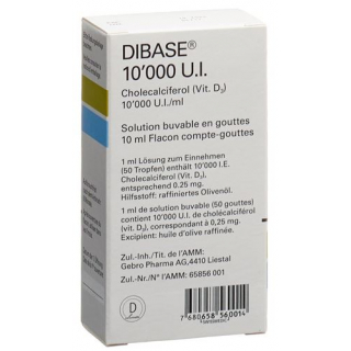 Dibase drops 10000 IU/ml bottle 10 ml