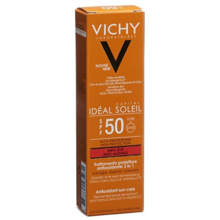 Vichy Ideal Soleil krema protiv starenja SPF50 + bočica od 50 ml