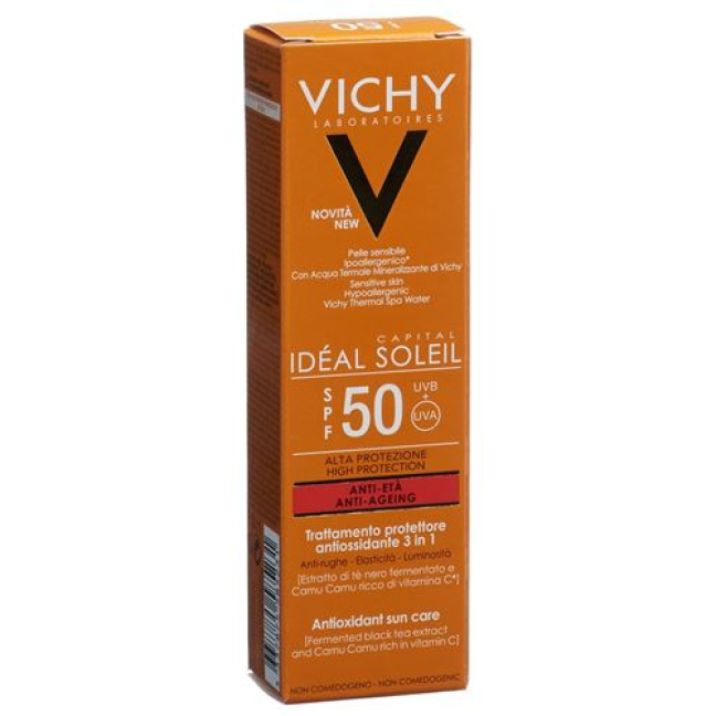 Vichy Ideal Soleil Anti-Age Cream SPF50+ ដប 50ml