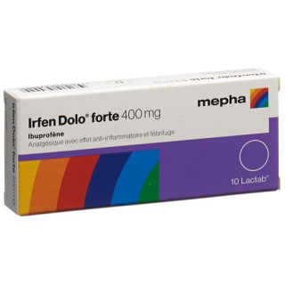 Irfen Dolo forte Lactab 400 mg de 10 pcs