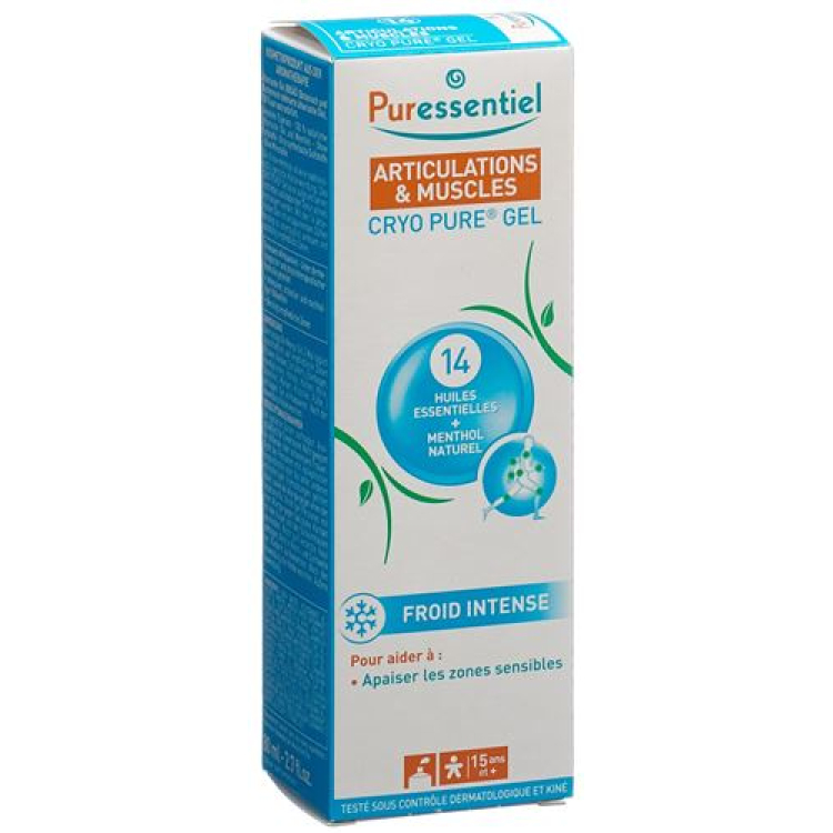 Puressentiel Gel Cryo Pure sąnarių ir raumenų tube 80 ml