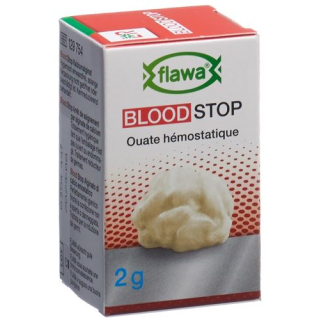 Flawa hemostatic cotton sterilized glass 2 g