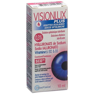 Visionlux Plus eye drops Fl 10ml