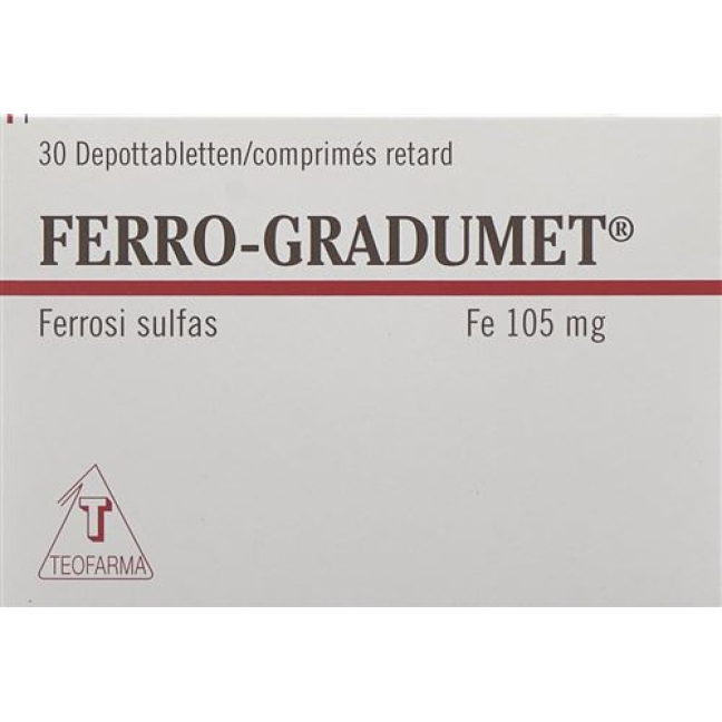 Ferro-Gradumet Depottablet 30 unid.