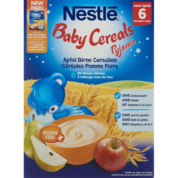 Nestlé Baby Cereals Pyjama Cerealien Apfel Birne 6 Monate 250 g