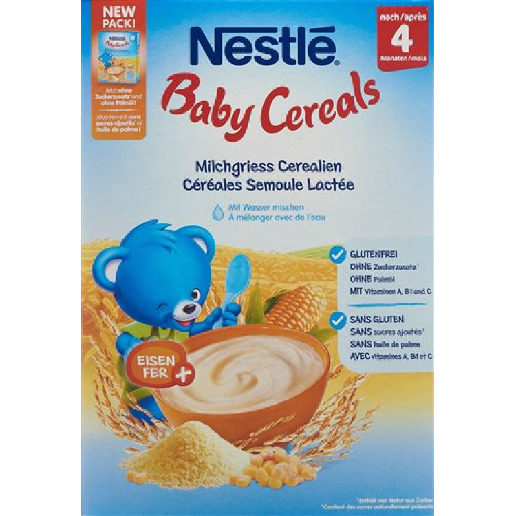 Nestlé Baby Cereals milk semolina 4 months 450g