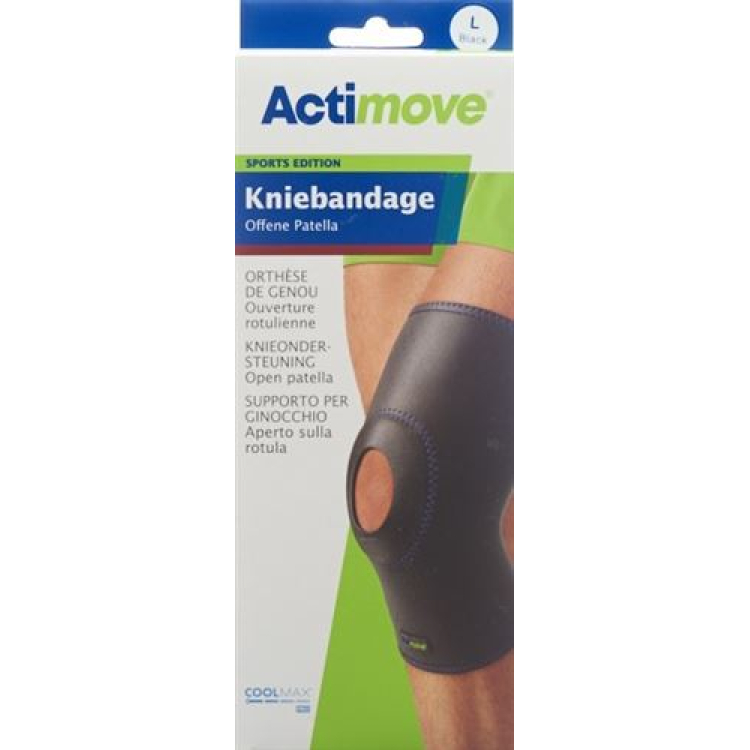 Actimove Sport Kniebrace L open patella