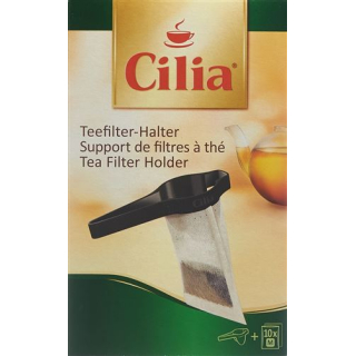 Поставка за филтър за чай CILIA с 10 филтъра за чай