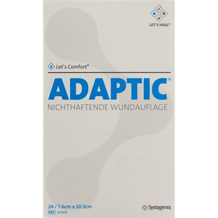 Adaptic wondverband 7,6x20,3cm steriel 24 zakjes