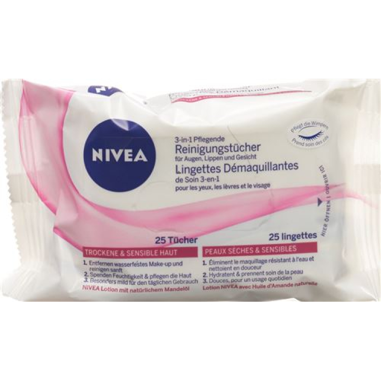 Nivea Nourishing Cleaning servietter 25 stk