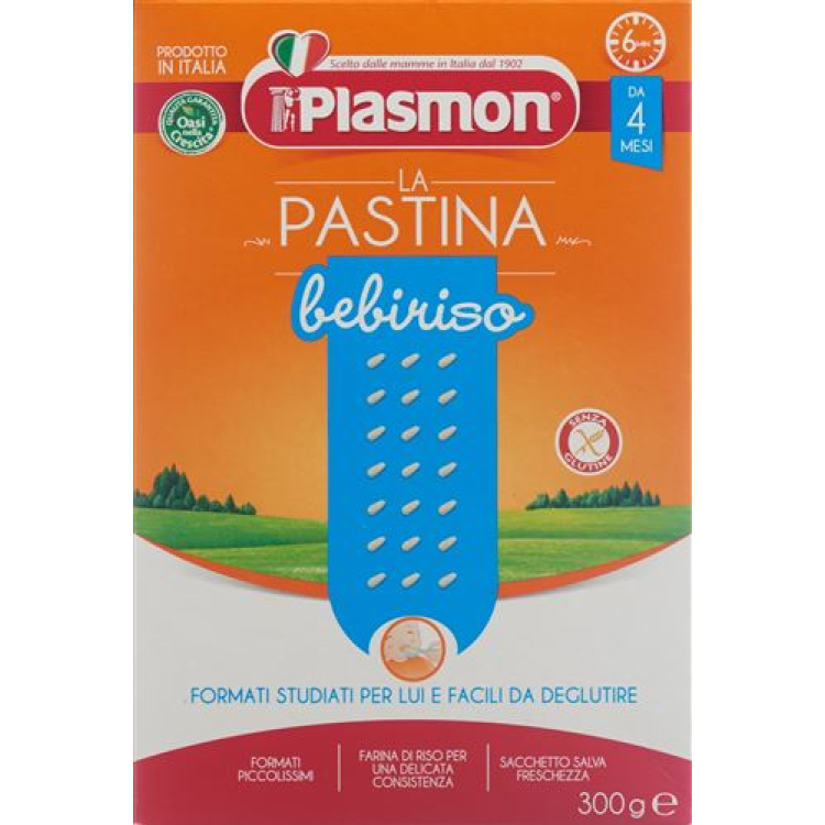 PLASMON 파스티나 베비리소 300g