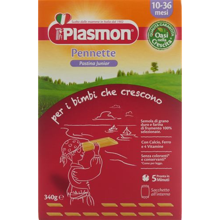 PLASMON მაკარონის პენეტი 340 გრ