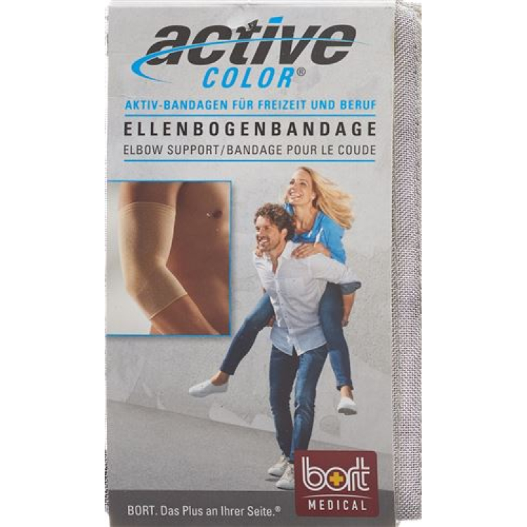 Bort Active Color könyökmerevítő L + 28cm bőrszín