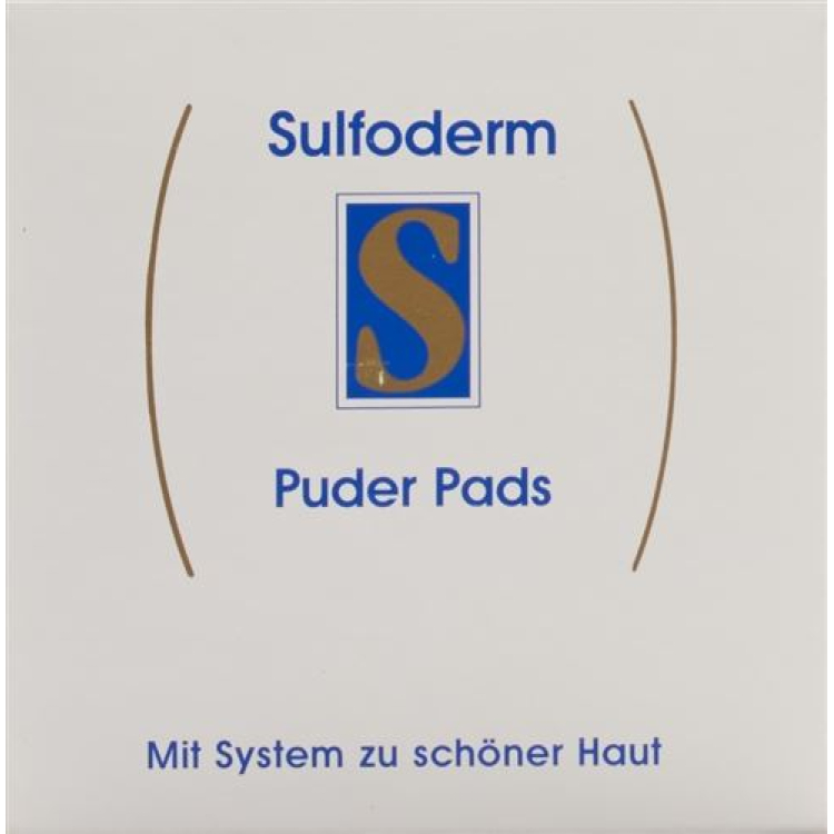 Blazinice za puder Sulfoderm S 3 kos