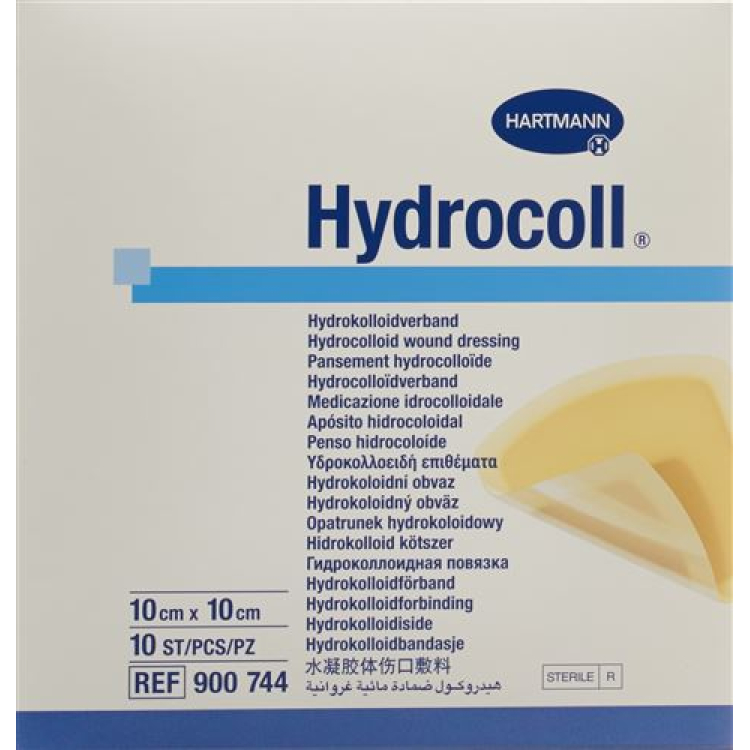 Hydrocoll hydrocolloid Werkwoord 10x10cm 10 st