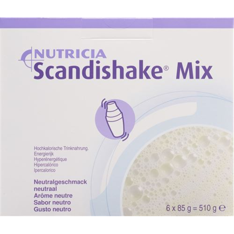 Scandishake Mix Plv Neutral 6 x 85 g