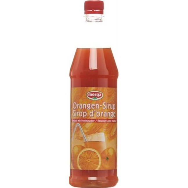 Siro cam MORGA đường hoa quả Petfl 7.5 dl