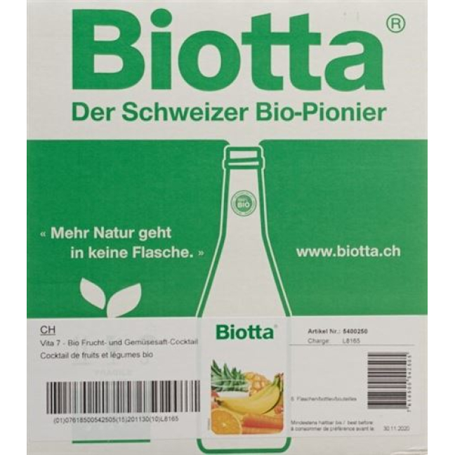 Biotta Vita 7 Bio 6 Fl 5 дл