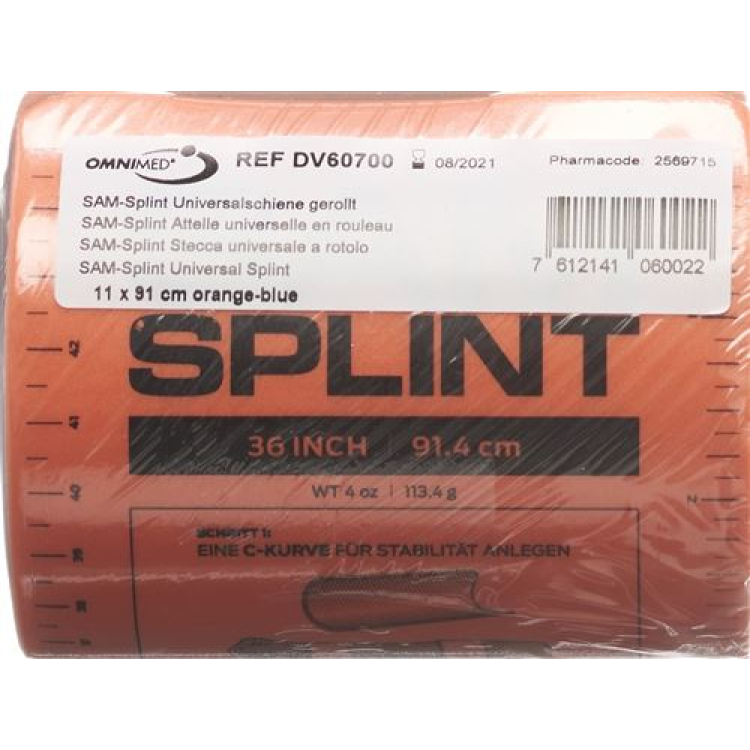 SAM SPLINT guida universale 11x91cm ruolo