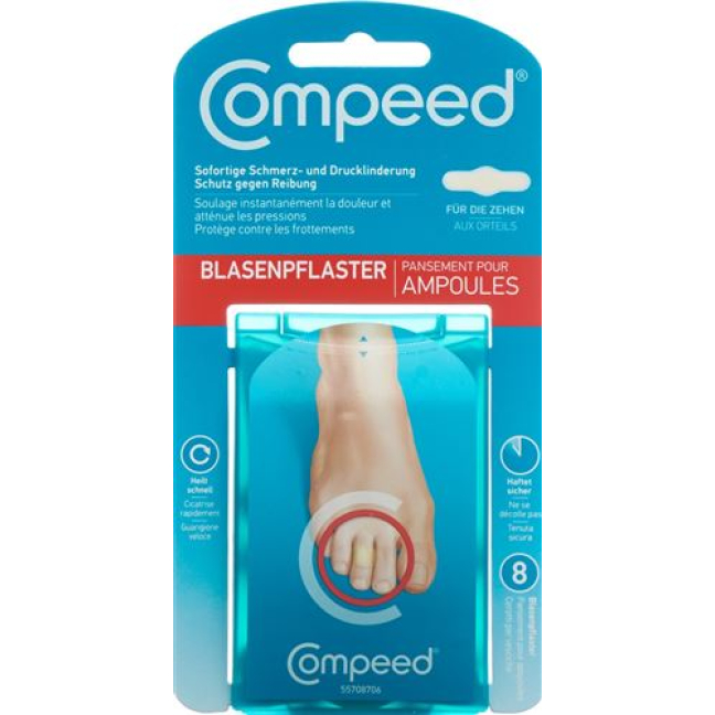Compeed Blisters on Toes Plasters - 8pcs