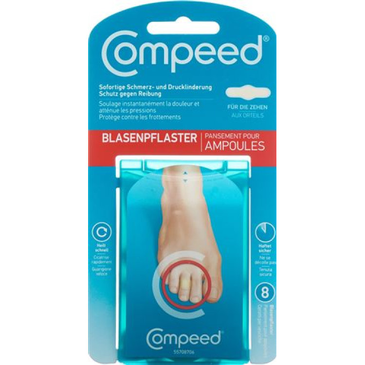 Compeed blisters on toes 8 pcs