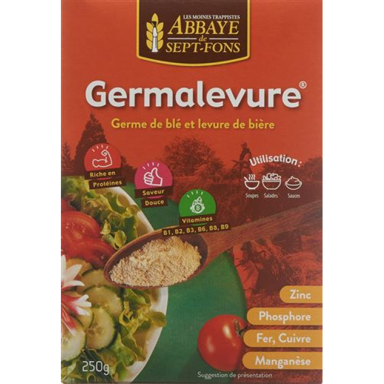 GERMALEVURE bryggjäst vetegroddar PLV 250 g