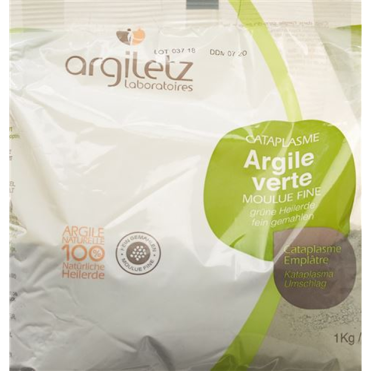 Argiletz ព្យាបាលផែនដីពណ៌បៃតង PLV 1 វិចិត្រ