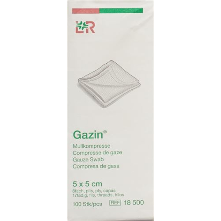 Gazin Mullkompressen 5x5cm 8 ариутгасан 100 ширхэг