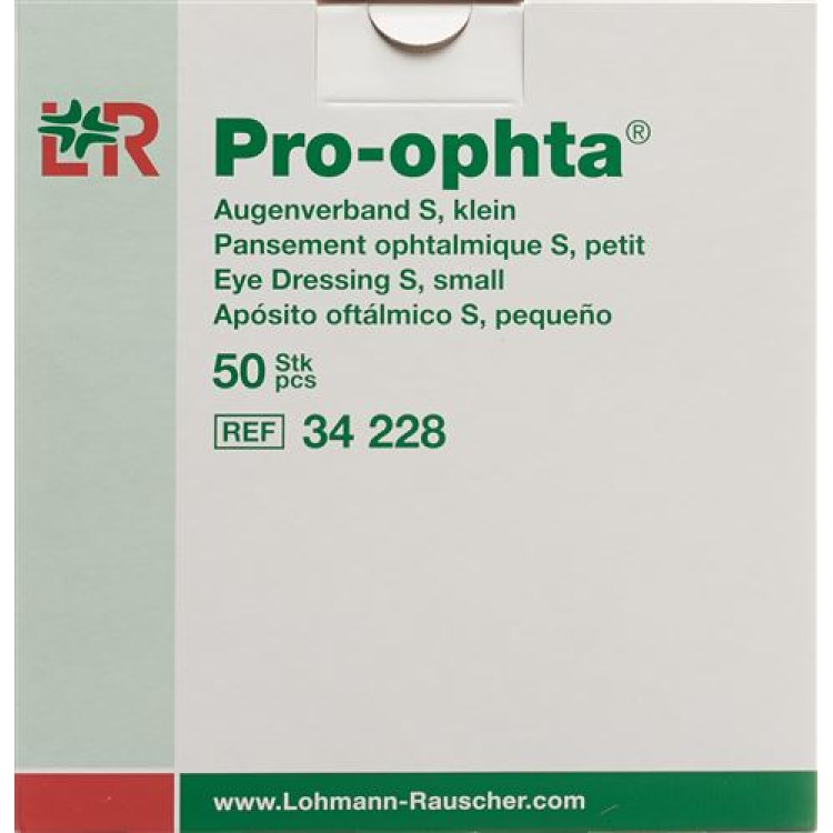 Pro Ophta S көзді таңғыш мөлдір S 50 дана