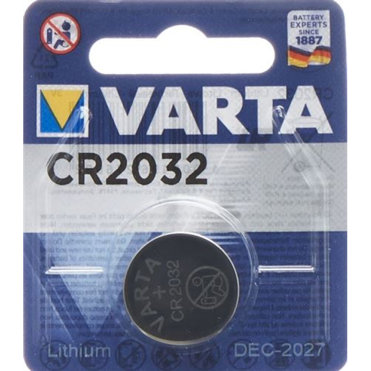 Baterías VARTA CR2032 Litio 3V Blist