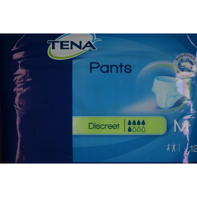 TENA Pantalon discret M 12 pièces