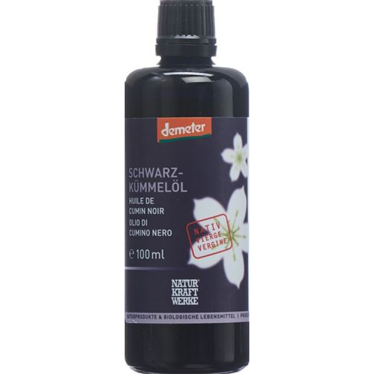 Naturkraftwerke óleo de cominho preto Demeter 50 ml