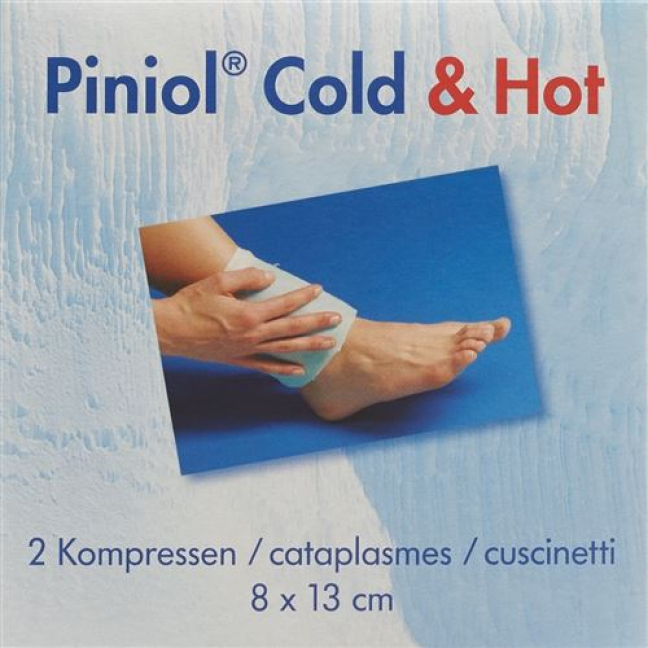 PINIOL Cold Hot Compress 8cmx13cm 2 pcs