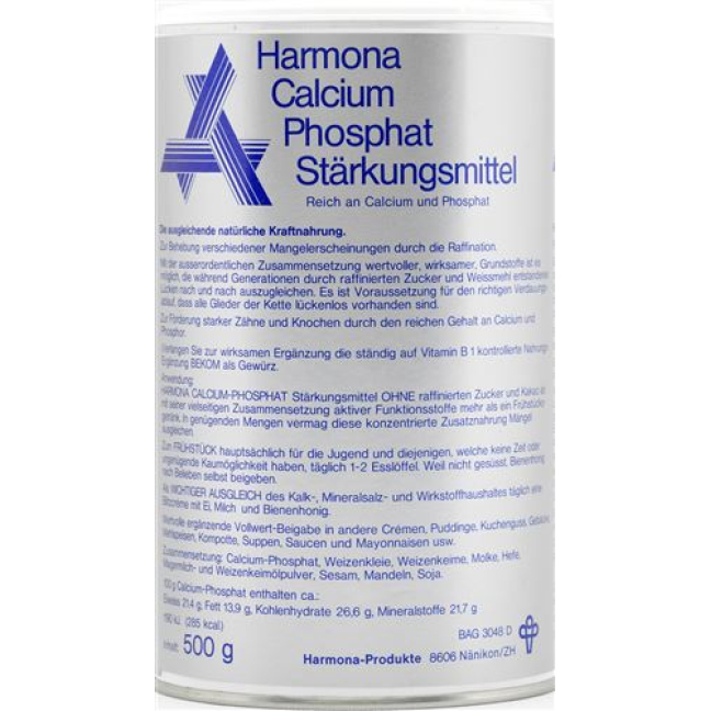 Harmona Calciumfosfaat Plv 500g
